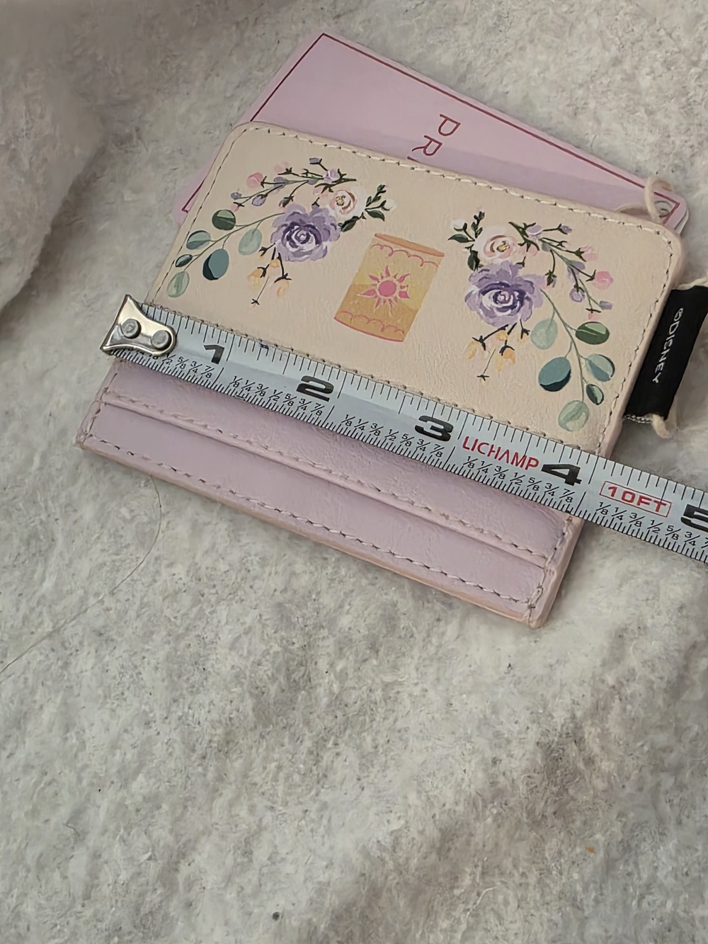 Disney Princess Rapunzel Floral Pink Loungefly Card Holder - Picture 3 of 5